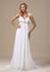 2013 Discount Empire Straps Appliques Wedding Dress with Brush Train