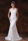 Luxurious Lace Mermaid Brush Train V-Neck Wedding Dress For 2013