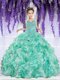 Ruffles and Beaded Decorate Party Girl Dress in Apple Green